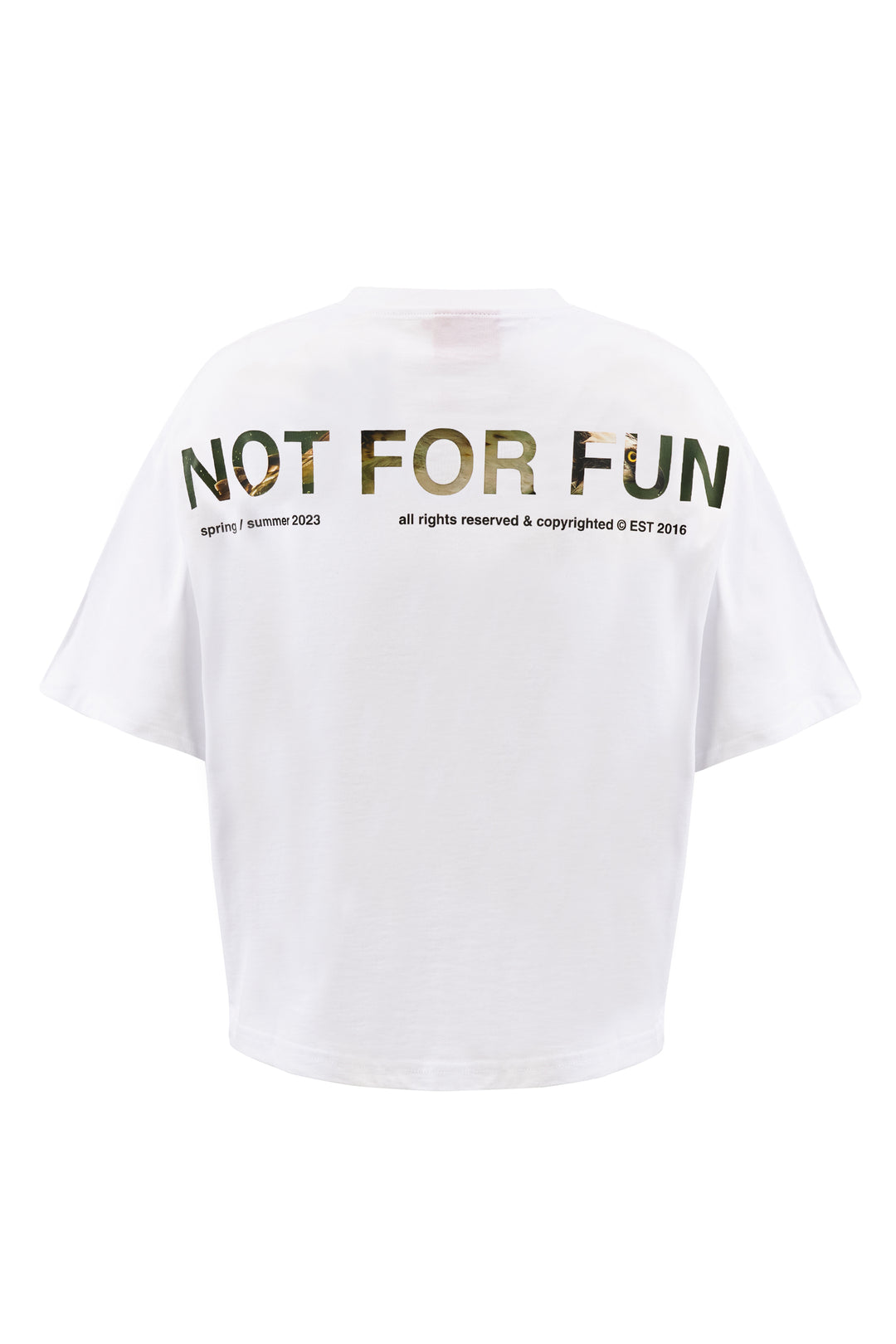 Not For Fun 005 / Women Oversize T-shirt