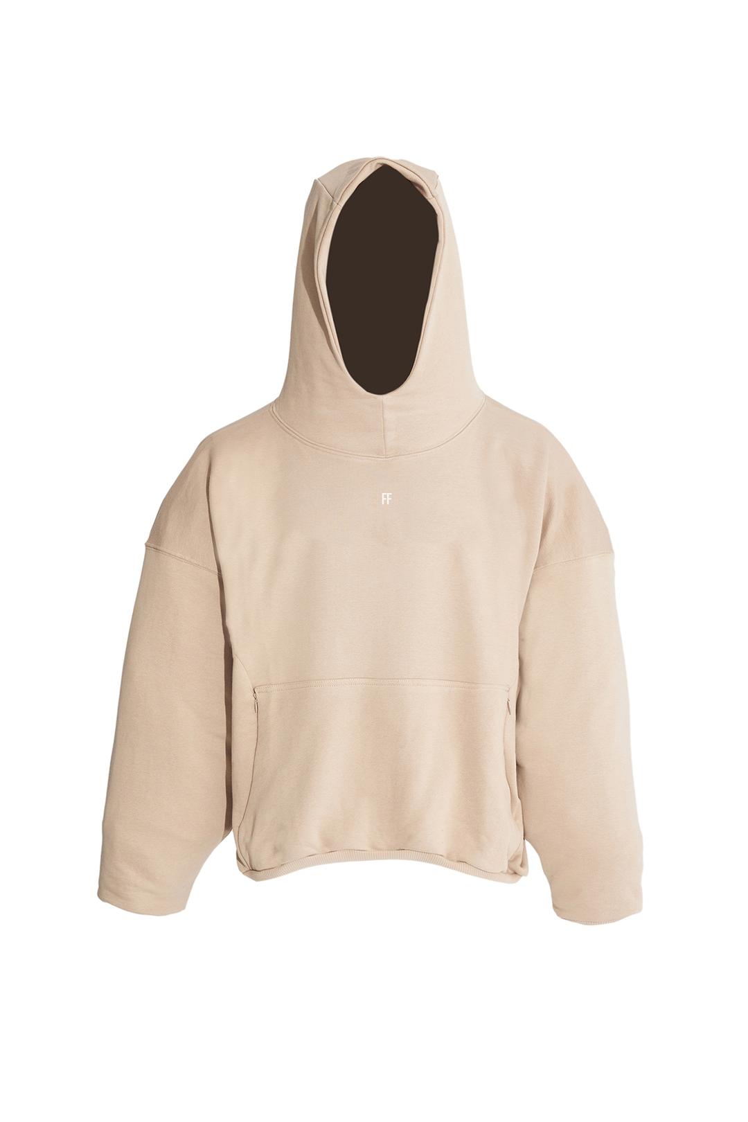 FF / Oversized Double Layer Pullover Hoodie