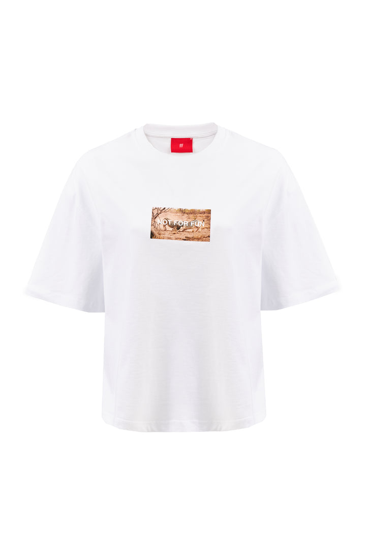 Not For Fun 006 / Women Oversize T-shirt