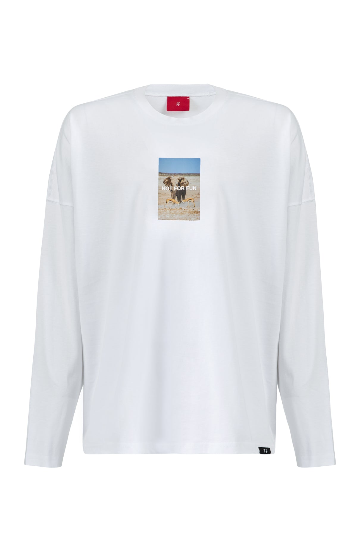Not For Fun 007 / Long Sleeve Oversize T-shirt