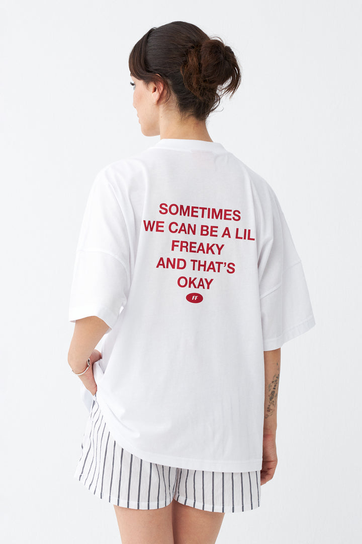 Freaky / Drop Shoulder Oversize T-shirt