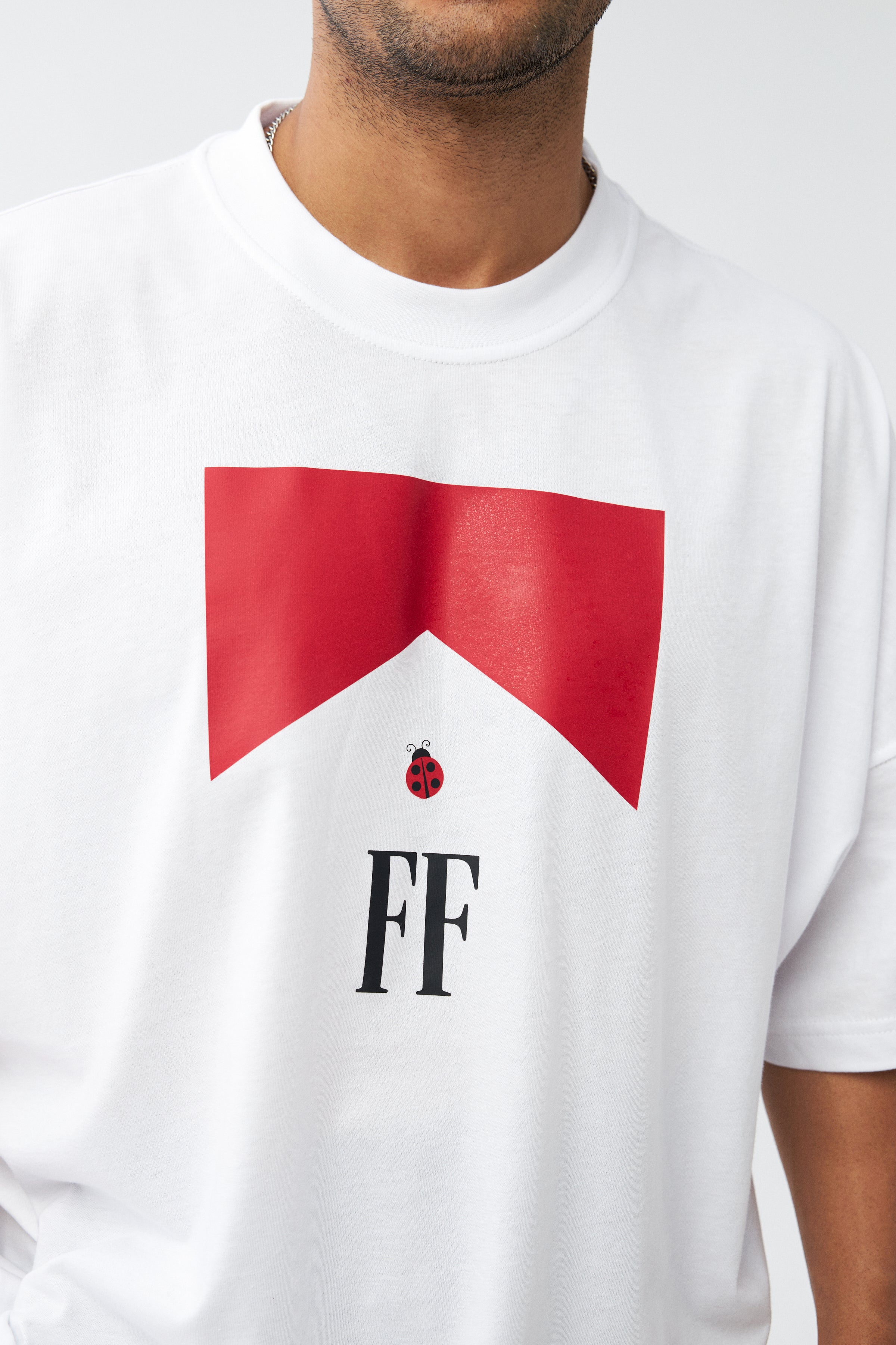 FF Parody / Drop Shoulder Oversize T-shirt – For Fun