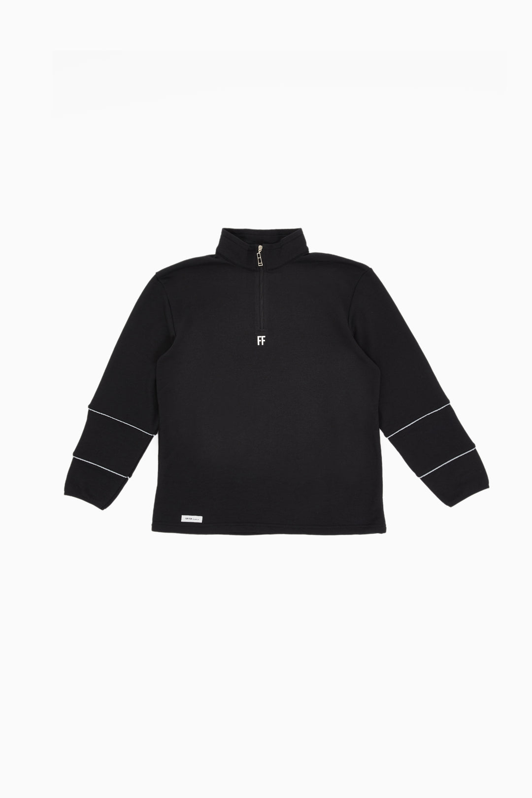 FF / Reflective Strip Zipper Sweatshirt