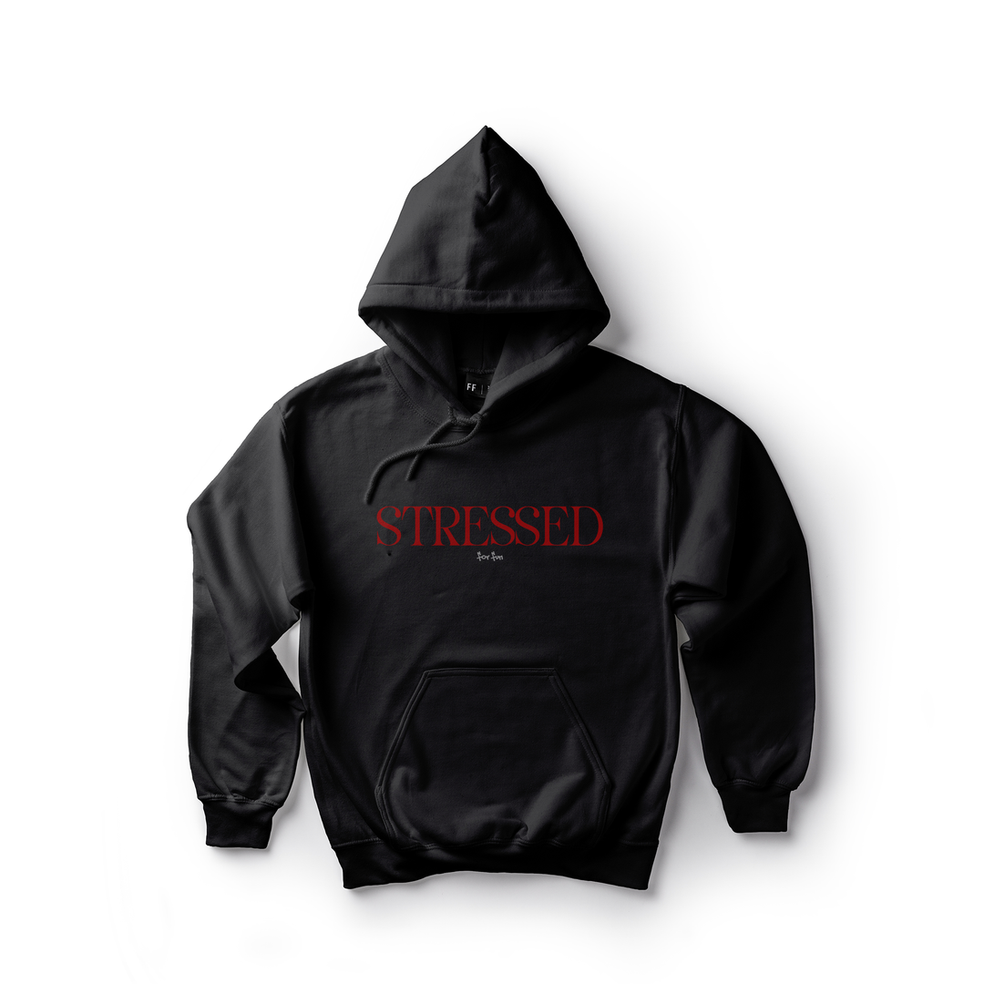 Stressed / Oversized Pullover Hoodie