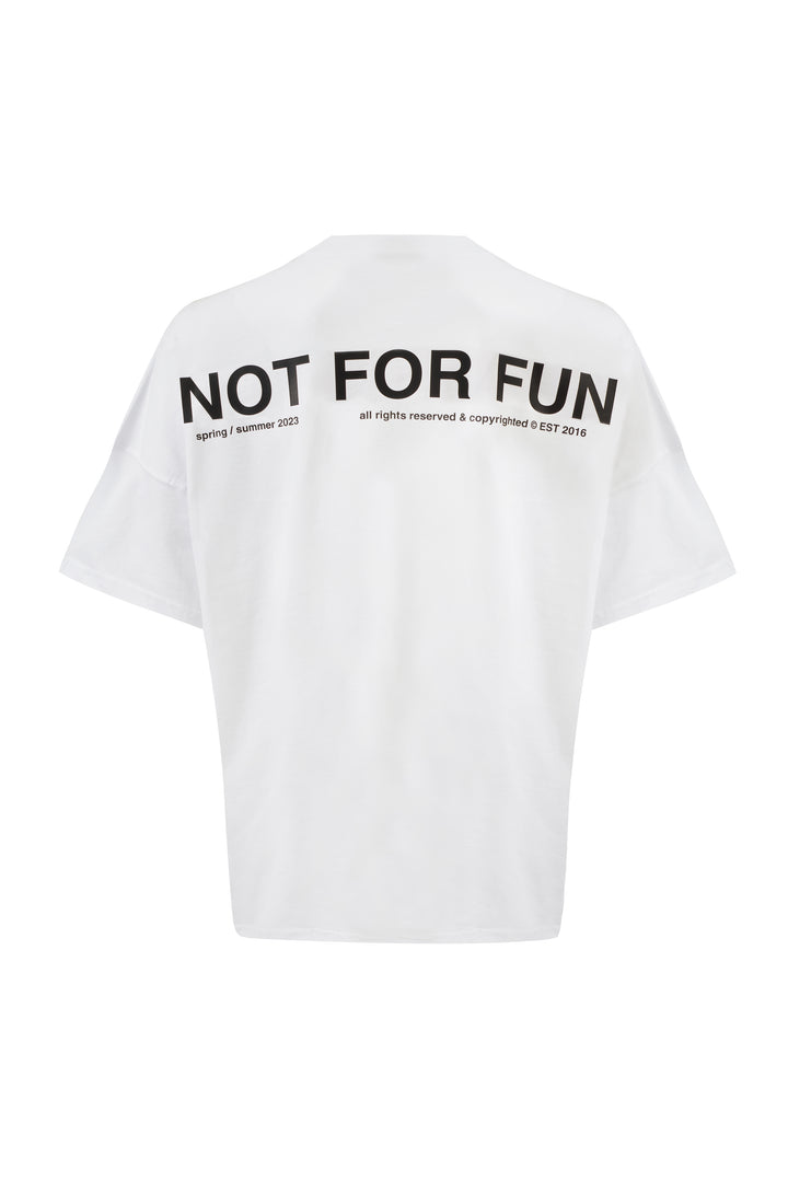 Not For Fun 004 / Drop Shoulder Oversize T-shirt