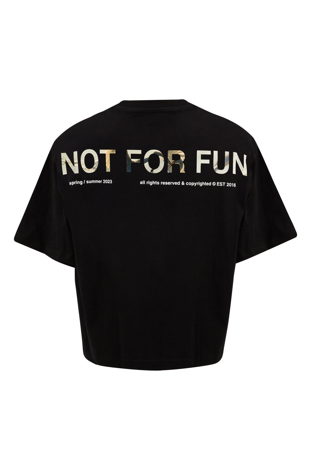 Not For Fun 003 / Women Oversize T-shirt