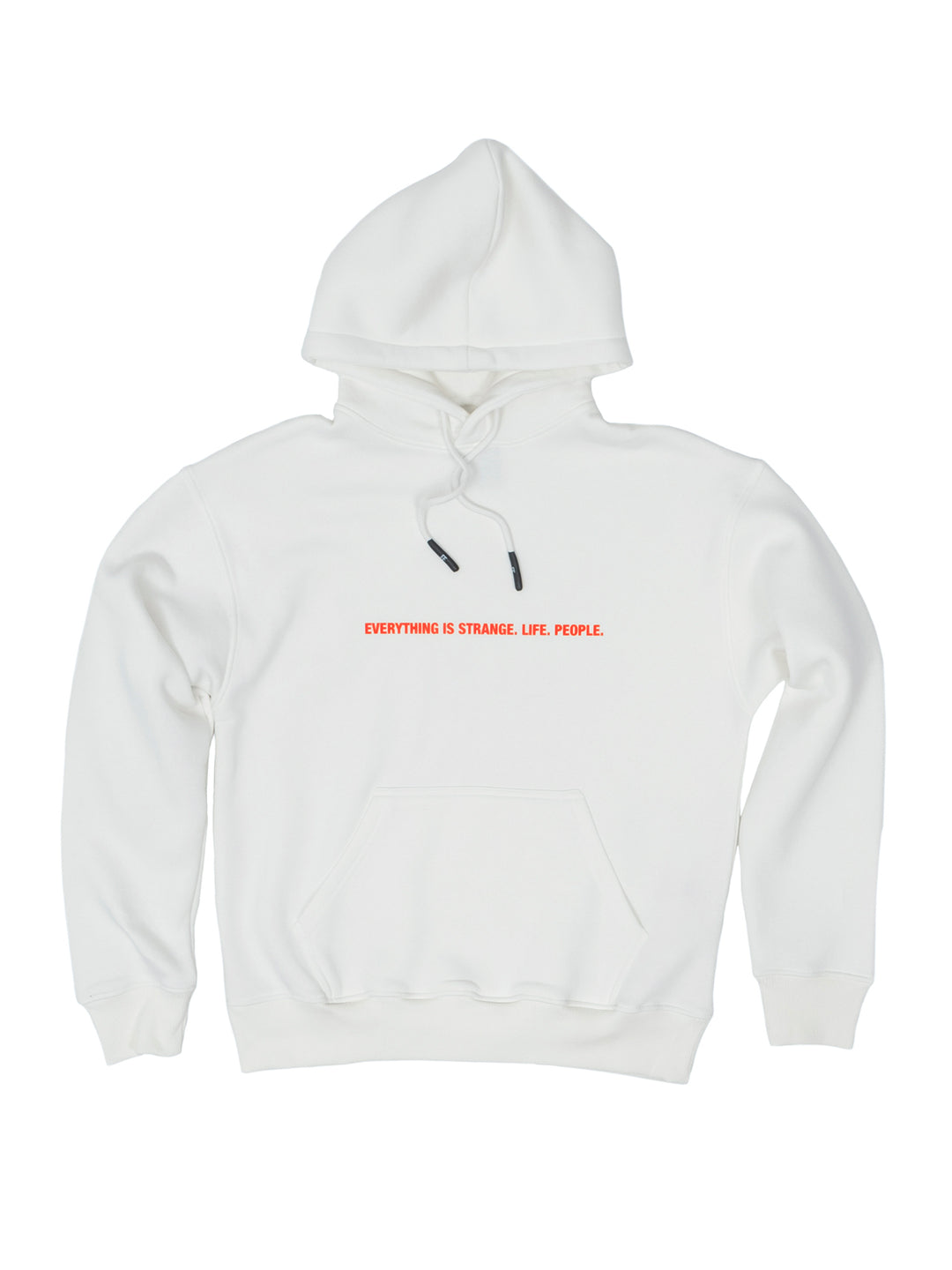 Everything Is Strange. Life. People. / Oversized Pullover Hoodie