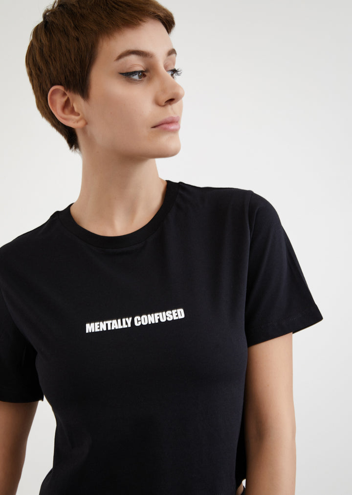 Mentally Confused / Crop T-shirt