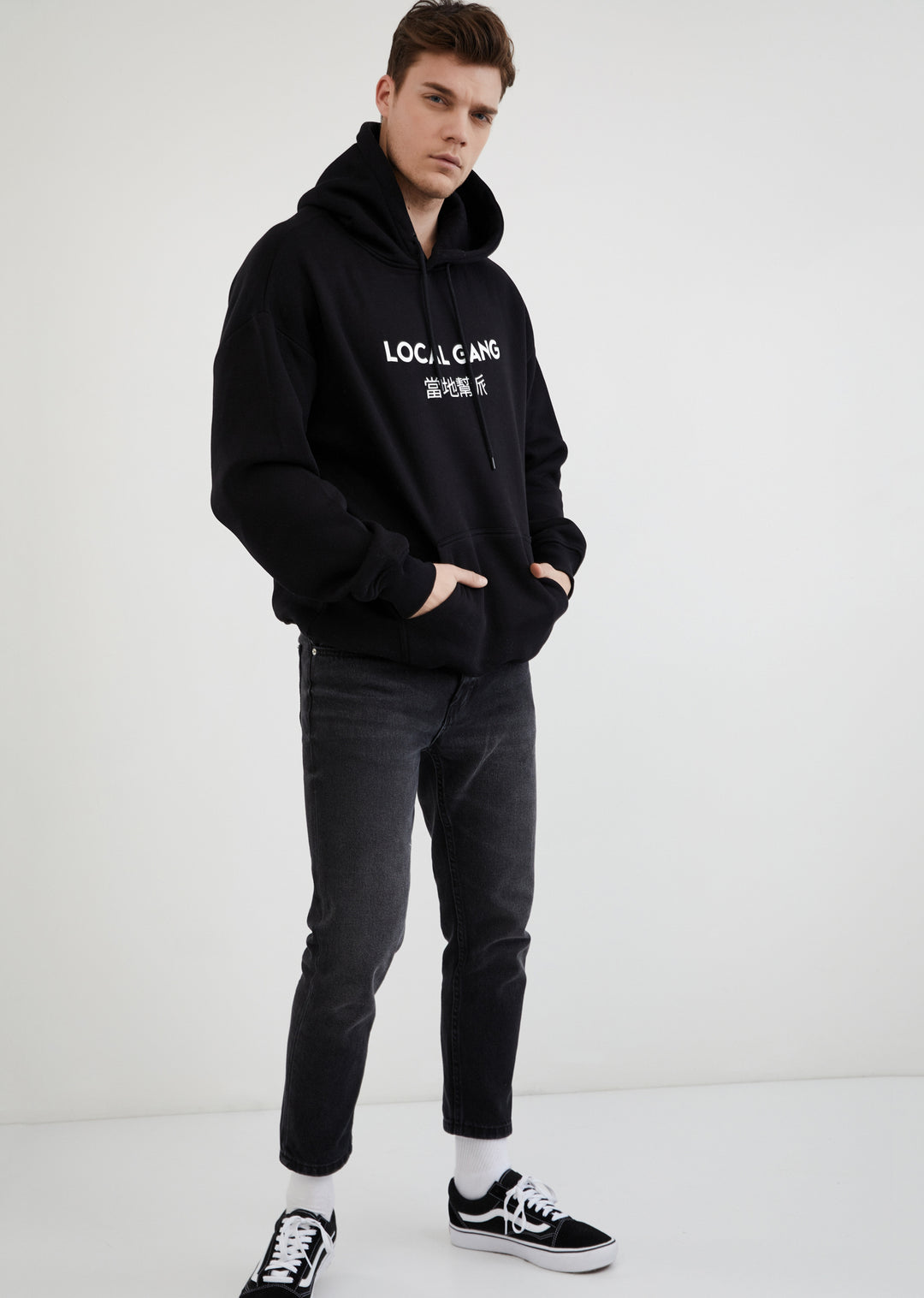 Local Gang / Oversized Pullover Hoodie
