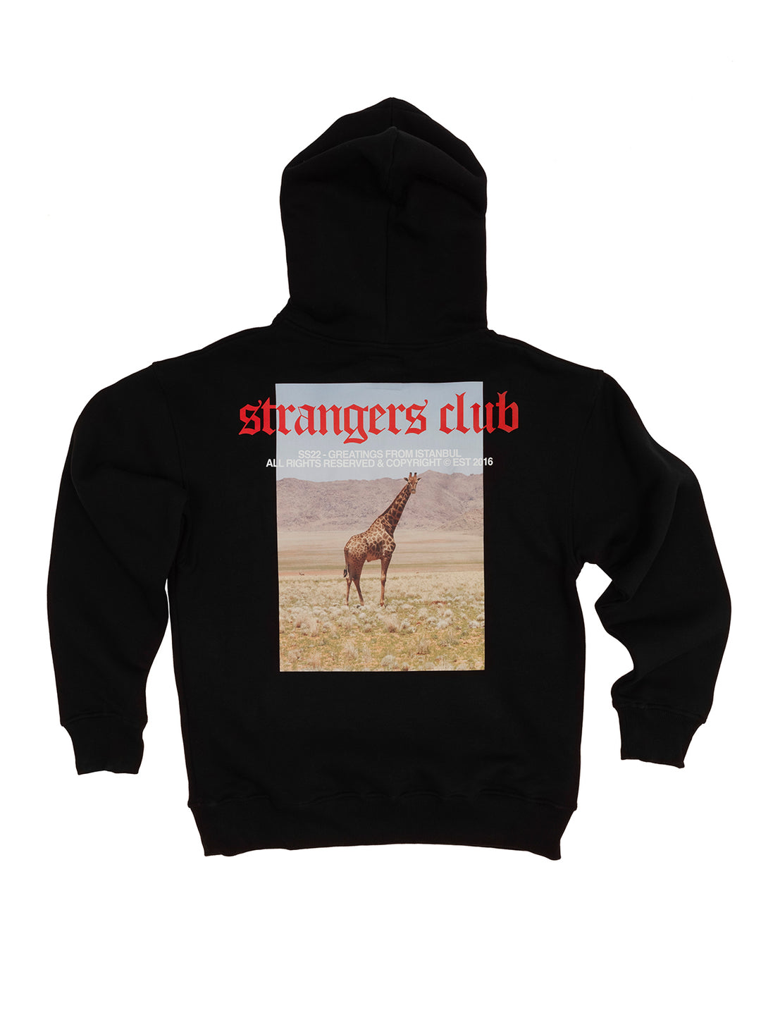 Strangers Club v2.002 / Oversized Pullover Hoodie