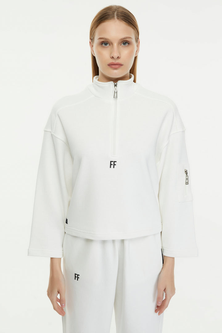 FF / Zipper Women Sweatshirt