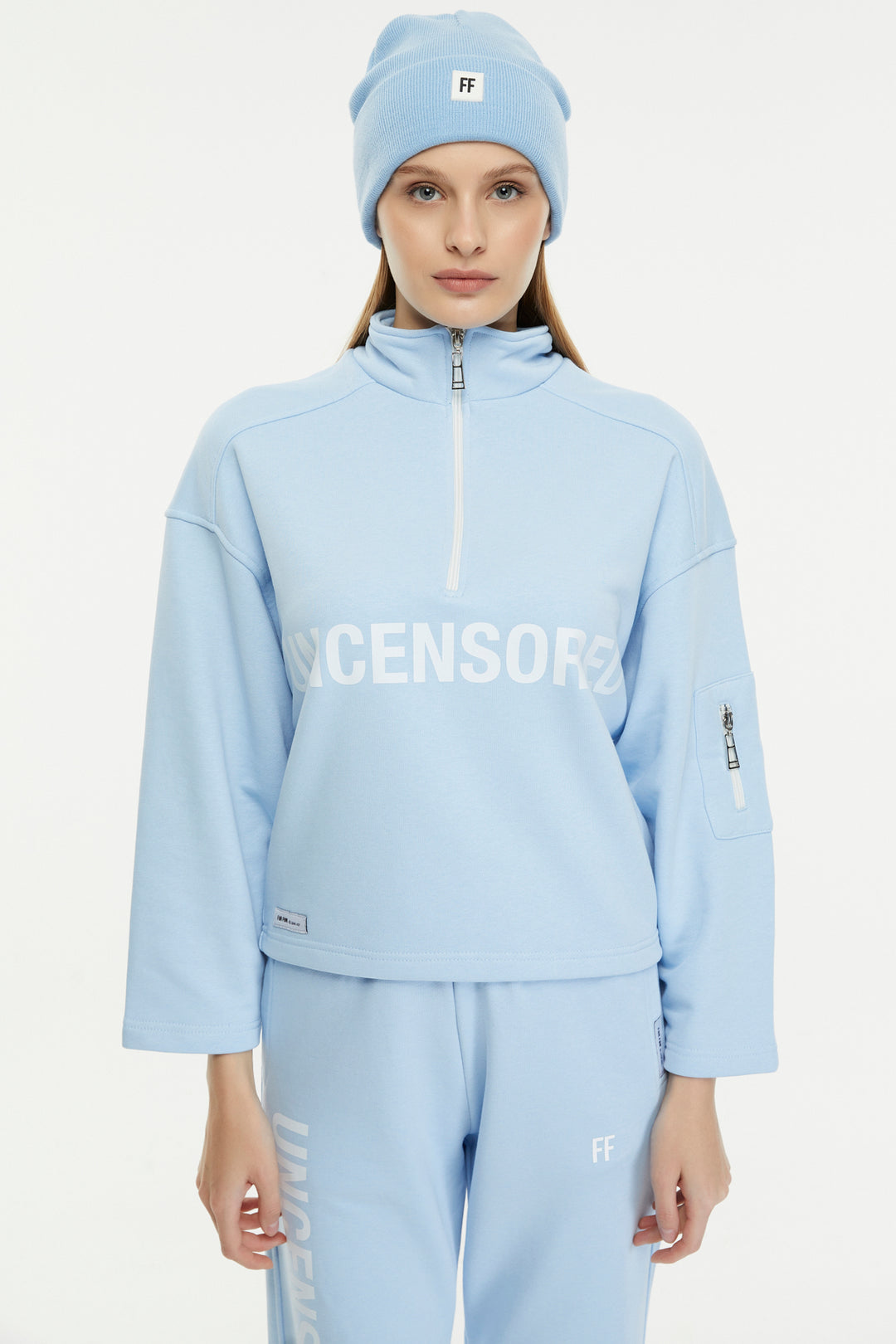 Uncensored / Zipper Women Sweatshirt