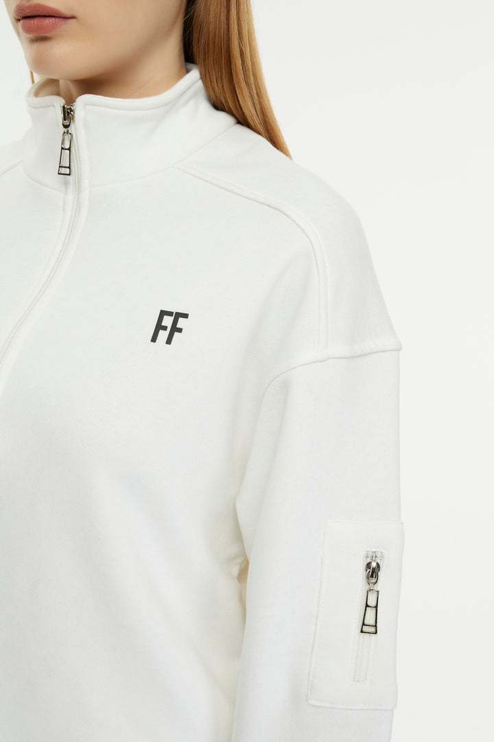 Ganzfeld Taste / Women Zipper Sweatshirt