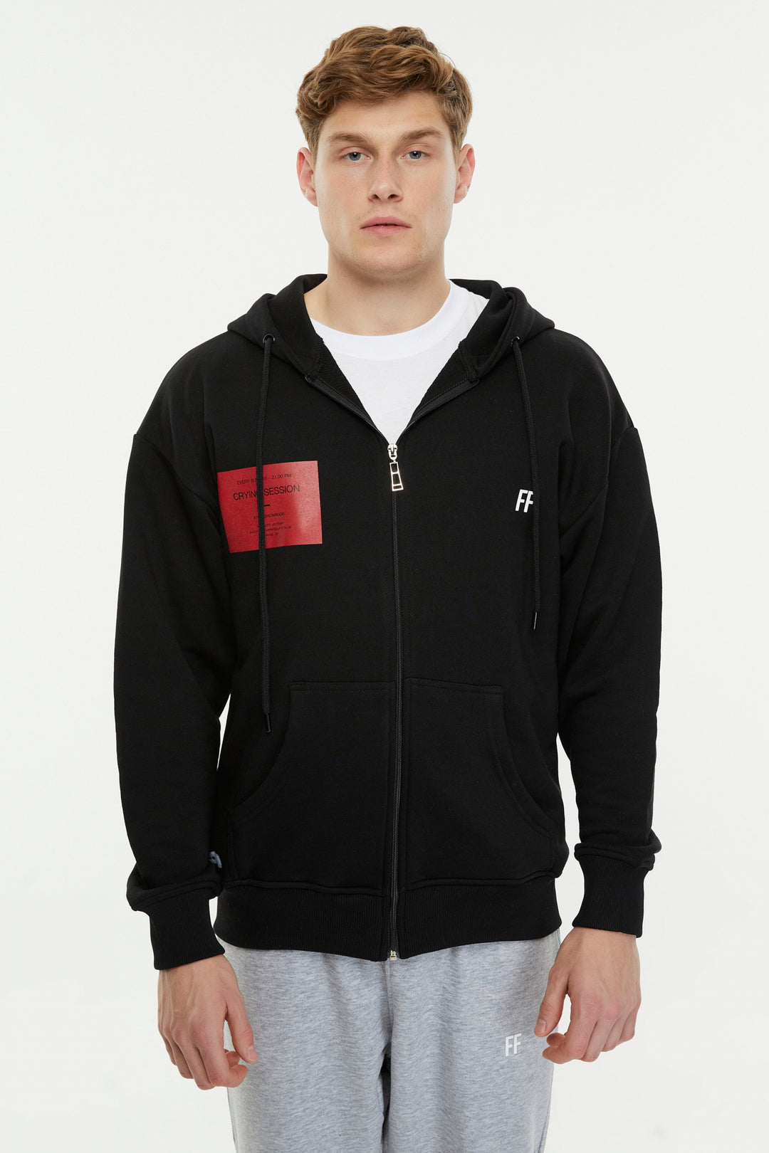 Crying Session / Zip Up Hoodie